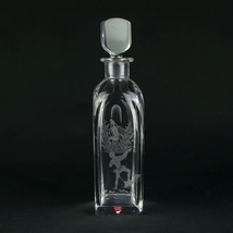 Orrefors Romeo &amp; Juliette Wine Decanter, Vintage Sweden Art Glass Signed Hald - £117.95 GBP