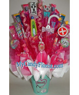MEDICAL Candy Bouquet - Nurse, Dr., Pharmacist - Grad or Staff Gft or a Get Well - $59.99