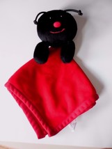 PJ Toys Red Ladybug Lovey Plush Blanket Baby Red Black - £14.84 GBP