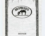 Red River Rib Co Menu West Broad St Richmond Virginia 1990&#39;s - $17.82