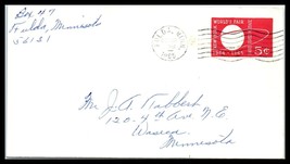 1965 US Cover - Fulda, Minnesota to Waseca, Minnesota P9 - £0.77 GBP