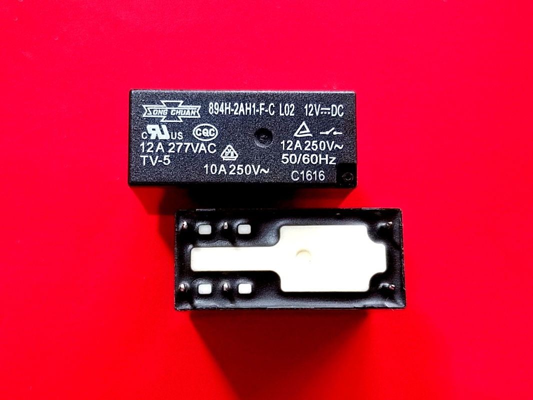2pcs 894H 2AH1 F C 12VDC 894H 2AH1 F C 12VDC Relay
