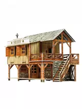 3D Cardboard Sheriff House Puzzle – Wild West DIY Model for Collectors a... - $632.93 MXN