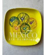 Vintage Mexican Souvenir Plastic Dish Plate Decorative OLYMPIC GAMES Mex... - $51.28 CAD