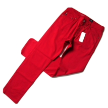 NWT AG Adriano Goldschmied Graduate in Clever Red Sateen Tailored Pants 31 x 32 - £49.80 GBP