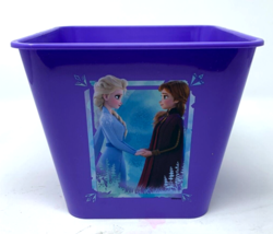 Easter Egg Hunts Frozen Elsa Pail Reusable Plastic Party Basket for Kids - £8.60 GBP
