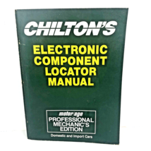 Chilton’s Electronic Component Locator Manual 1982-1989 Motor Age Profes... - $14.25