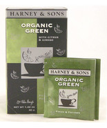 Harney &amp; Sons Fine Teas Organic Green Citrus &amp; Ginkgo - 20 Teabags - £4.62 GBP
