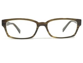 Oliver Peoples Hoover OT Eyeglasses Frames Brown Green Rectangular 53-17-145 - £90.70 GBP