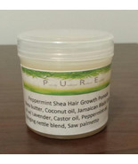 Peppermint Shea Hair Growth Pomade Mix 8.5 oz alopecia balding edge thickening - £15.69 GBP