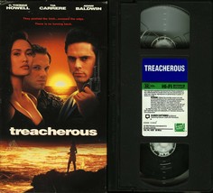 TREACHEROUS VHS TIA CARRERE C THOMAS HOWELL ITC VIDEO TESTED - $9.95