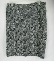 LuLaRoe Cassie Pencil Skirt With Black &amp; White Design Size 3XL - €9,32 EUR