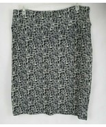 LuLaRoe Cassie Pencil Skirt With Black &amp; White Design Size 3XL - $15.22 CAD