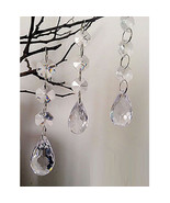 30pcs Acrylic Crystal Beads Garland Chandelier Hanging Wedding Christmas... - £9.87 GBP