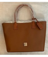 Dooney &amp; Bourke Saffiano Small Shopper Tote Shoulder Bag S1548 Honey NEW... - $191.31 CAD