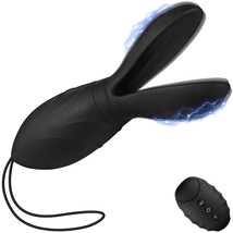 Vibrating Anal Vibrator Sex Toy With Electric Shock Mode For Men, Remote Control - £14.93 GBP