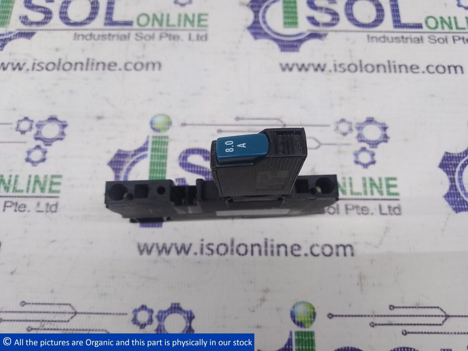 Phoenix Contact TCP 8.0A Circuit Breaker Device W/ ST 4-FSI/C Terminal B... - $48.00