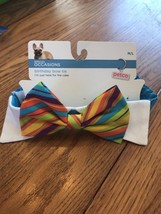 Petco Special Occasions Dog Birthday Bowtie, M/L Multi-Color Ships N 24h - $14.73