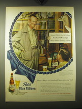 1948 Pabst Blue Ribbon Beer Ad - Jonathan M. Wainwright - £14.78 GBP