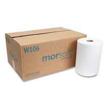 10 Inch Roll Towels 1-Ply 10&quot; x 800 ft White 6 Rolls/Carton W106 - £69.97 GBP
