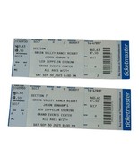 Jason Bonham Led Zeppelin Evening John Bonham&#39;s Son Ticket Stubs Lot Of (2) - $541.69 MXN