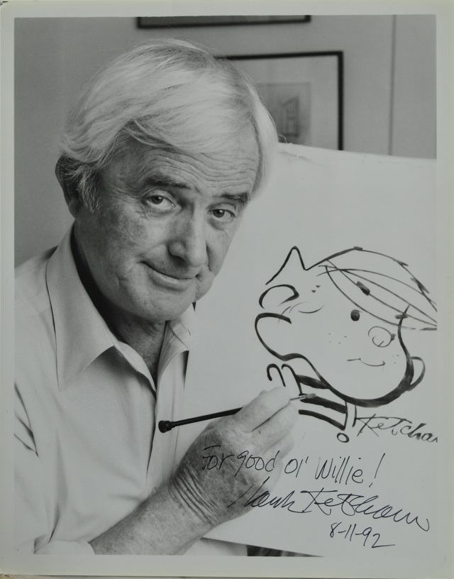 HANK KETCHAM SIGNED PHOTO - Dennis The Menace - Donald Duck - Fantasia -... - $109.00