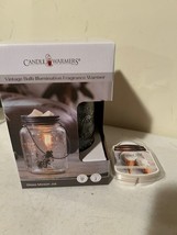 Mason Jar electric Wax Warmer light  with Vanilla wax chunks image 3