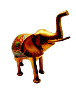 Brass Elephant Painted Heavyweight India - £19.37 GBP