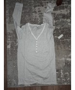 Amazon Essentials Women&#39;s Maternity Nursing Slim Fit Henly Top, Gray and... - $15.00