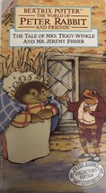 The Tale de Mrs.Tiggy-Winkle et Mr.Jeremy Fisher-Beatrix Potter VHS 1993-RARE - £7.88 GBP