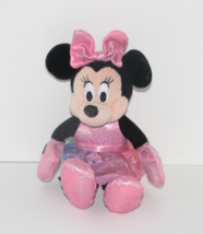 TY Disney Sparkle Minnie Mouse Plush Stuffed Toy - $9.88