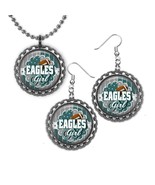 EAGLES Girl 3D Bottle Cap Jewelry Gift Set | Birthday | Christmas - $16.95