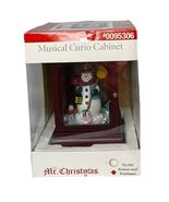 Mr. Christmas 2010 Musical Animated Lighted Curio Cabinet Snowman 30 Son... - €33,93 EUR