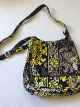 Vera Bradley Yellow Floral Purse Bag Crossbody Hipster  - £20.28 GBP