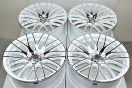 New DDR Zuki 17x7.5 5x100 38mm Offset White Polished 17" Rims Wheels (Se... - $739.00