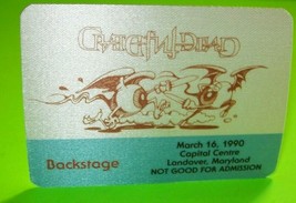 Grateful Dead Backstage Pass Freaky Cool Eyeballs With Swords 1990 Tour Original - £12.45 GBP