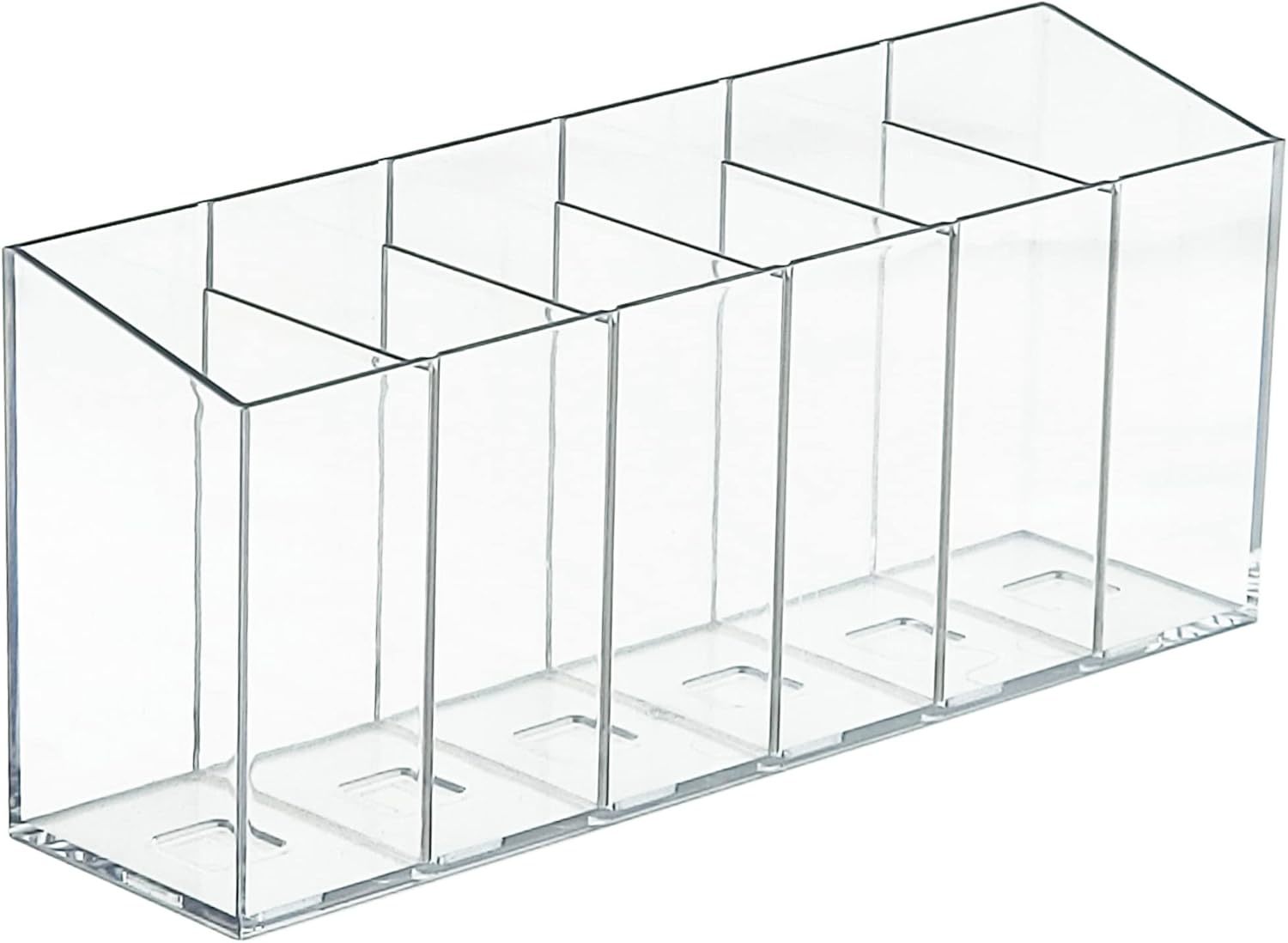 Pen Holder Makeup Brush Holder 6 Compartments Organizer With Removable D... - $27.92