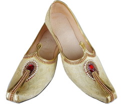 Mens Wedding Jutti Mojari Indian Sherwani ethnic Flat Shoes US size 8-12 CP - £25.21 GBP