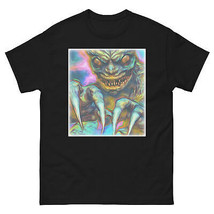 Men&#39;s classic T-Shirt Horror Halloween Ghoul Monster Scary 4a - £15.02 GBP+