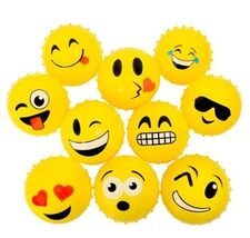 Knobby Emoticon Stress Balls (Set of 10) Non-Inflated New - $20.36
