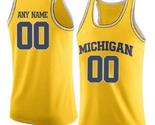 Any name michigan wolverines basketball jersey yellow thumb155 crop