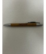 American Express Open Pen Advertisement Faux Wood Click Top Blue Ink - $11.04 CAD