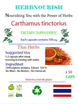 Carthamus Tinctorius: Safflower&#39;s Healing Powers for Heart &amp; Circulation - $184.14 MXN