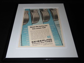 1966 Seiberling Tires Framed 11x14 ORIGINAL Vintage Advertisement - £34.95 GBP