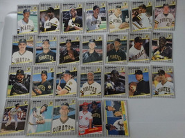 1989 Fleer  Pittsburgh Pirates Team Set Of 26 Baseball Cards - £2.35 GBP