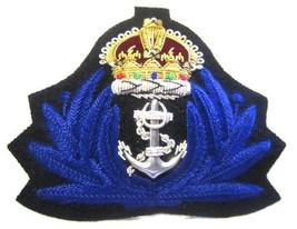 NEW ROYAL NAVY WOMAN OFFICER HAT CAP Bullion Badge KING CROWN CP MADE Hi... - $19.75