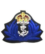 NEW ROYAL NAVY WOMAN OFFICER HAT CAP Bullion Badge KING CROWN CP MADE Hi... - $27.77 CAD