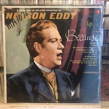 [JAZZ/POP]~EXC/VG+ Lp~Nelson Eddy~Because~[Original 1959~HARMONY~Issue]~MONO~ - £7.00 GBP