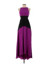 NWT tibi Matte Silk Contrast Colorblock in Purple Open Back Maxi Dress 6 $675 - £74.70 GBP