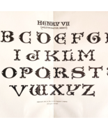 1899 Henry VII Westminster Abbey Victorian Lettering Example Penmanship ... - $41.13 CAD